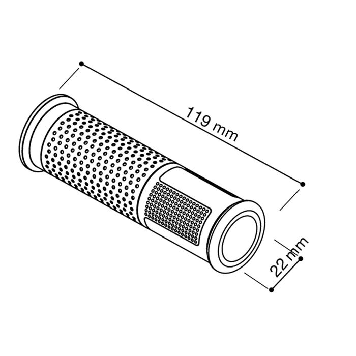 Rizoma Lux Grips Gr213 Chear Motor 3699